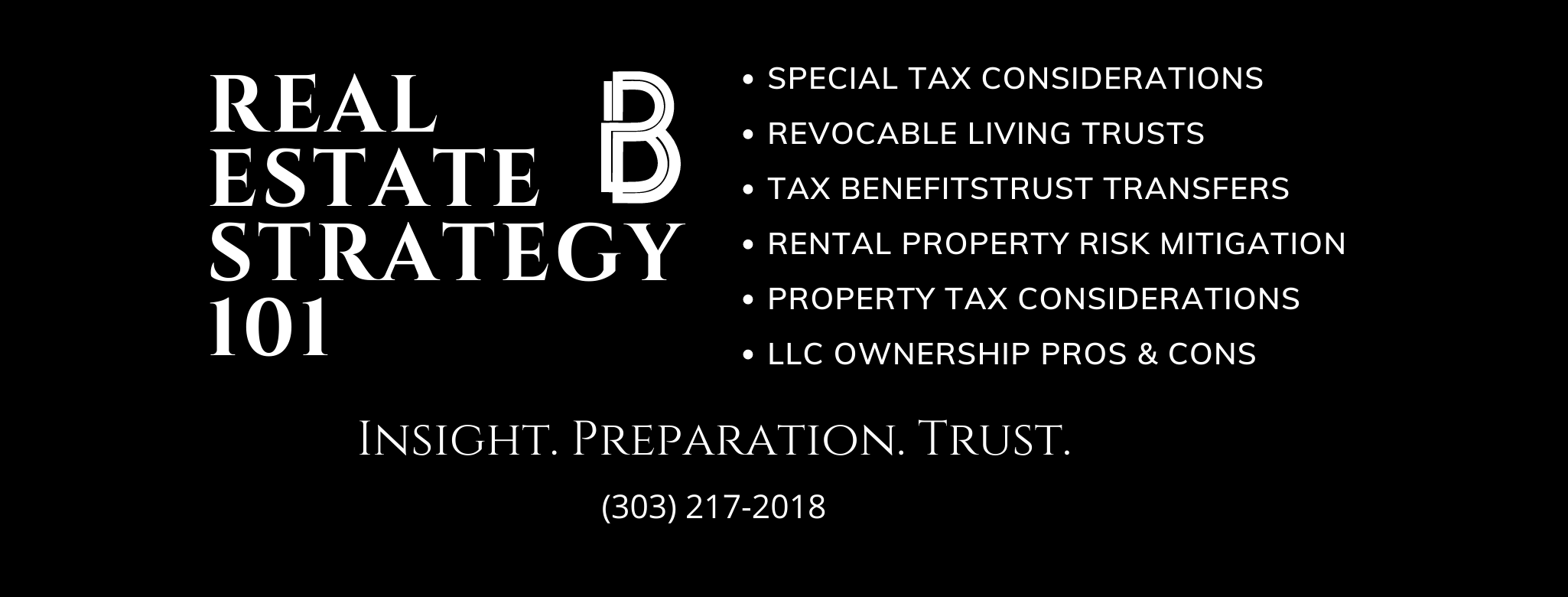 Colorado Real Estate Tax Strategy